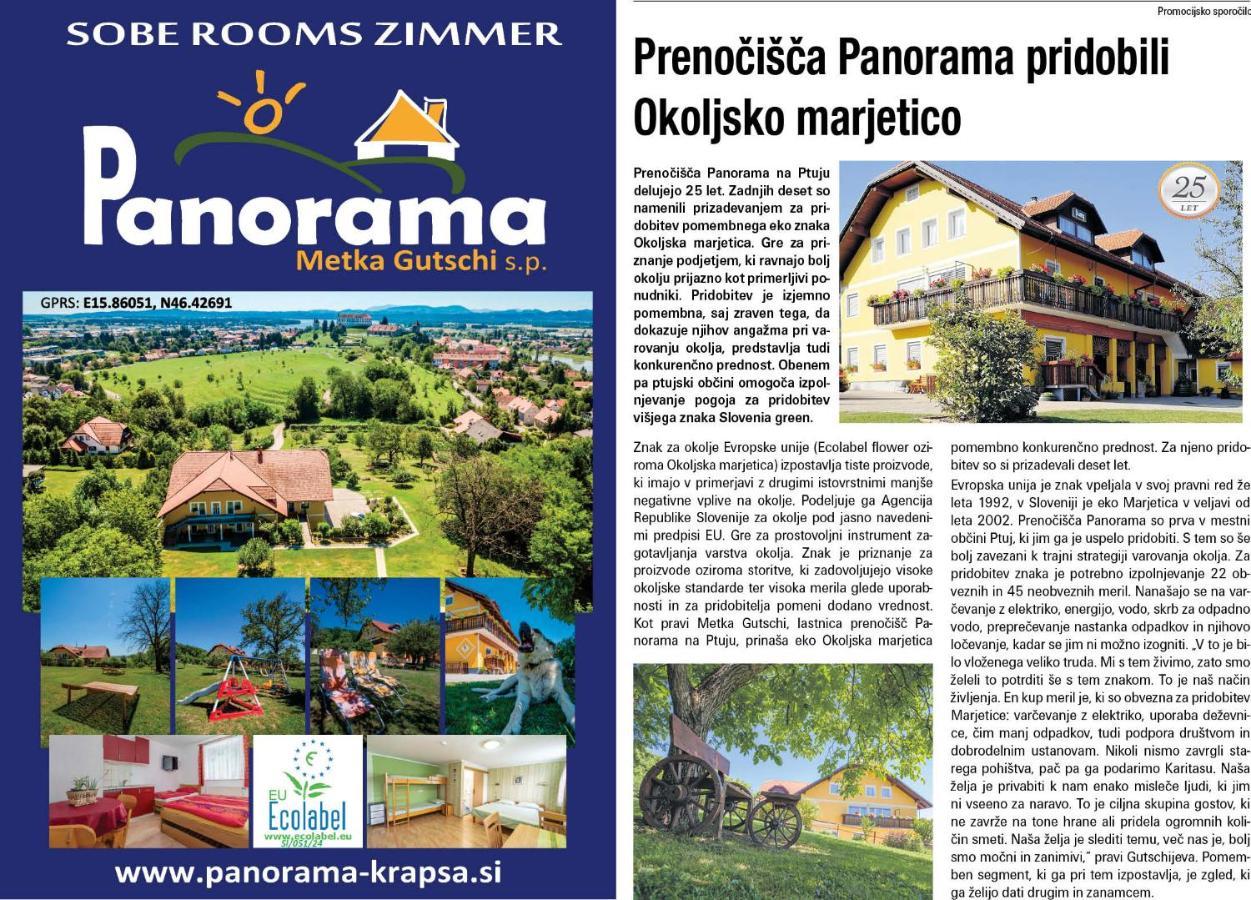 Panorama B&B Ptuj Exterior foto